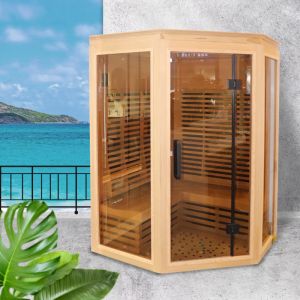 Buy cheap Luxury Traditional 5-6 Person Himalayan Salt Dry Sauna from wholesalers