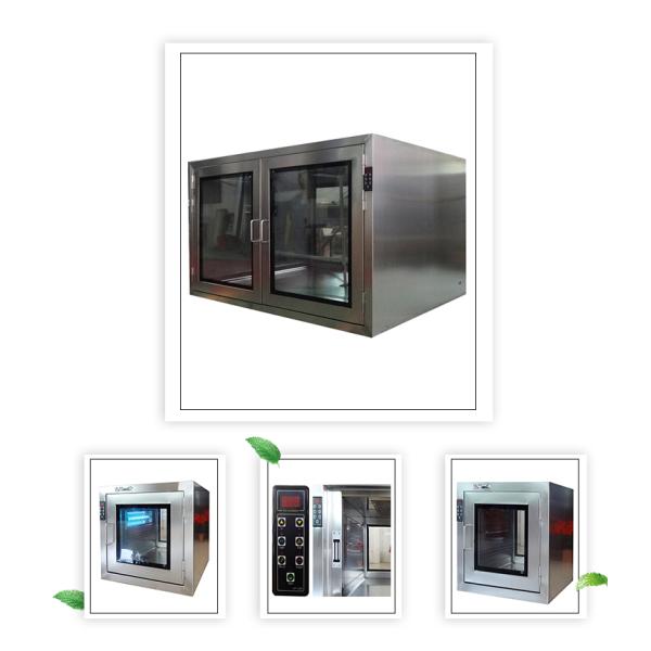 HEPA SUS304 Disinfecting Laboratory Cleanroom Pass Box