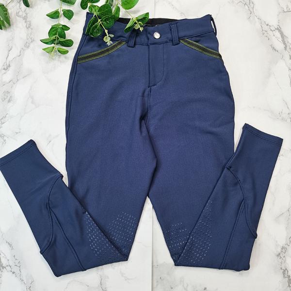 5 Colors Little Boys Equestrian Knee Patch Breeches With Two Pockets