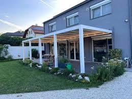 Cheap Weatherproof Comfort + Modern Design | Metal Pergola with Retractable Roof wholesale