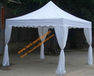 UV Resistant Waterproof Folding Wedding Tent 3x3m Aluminum Fold Up Gazebos