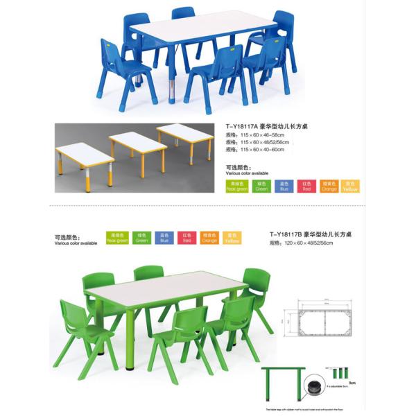 Home Plastic Kindergarten School Furniture Eco Friendly Stacked Design PP Steel