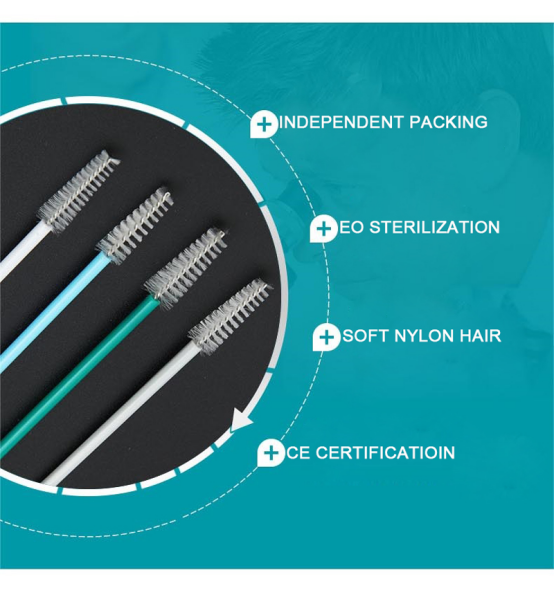 Cervical Cancer Screening Endocervical Brush Spatula For Ectocervix