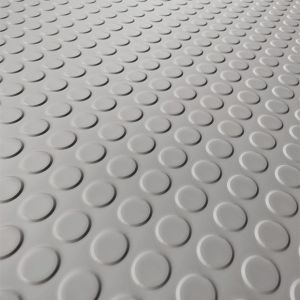 China 3MM Studded Rubber Flooring Waterproof No Smell Anti Slip on sale