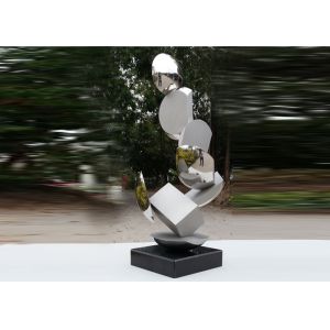 Cheap Modern Stainless Steel Sculpture Highly Polished For Pool Decoration wholesale
