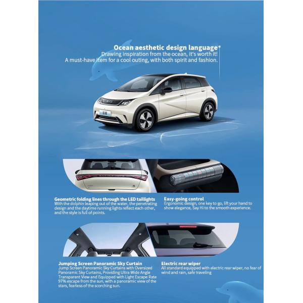 2024 Hot Selling New Energy Vehicles Byd Dolphin 5 Seats Battery Cheap SUV Electric Vehicle High Speed Electric Car