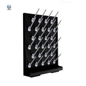 China Anti Slip Lab Peg Board Laboratory Drying Rack With 10cm Spaced Drip Holes on sale