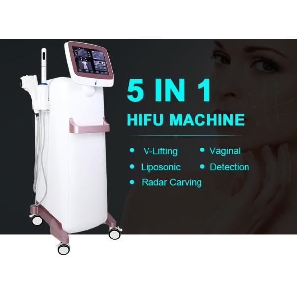 5d 4 Handles Hifu Face Lift Machine High Intensity Focused Ultrasound Beauty Machine