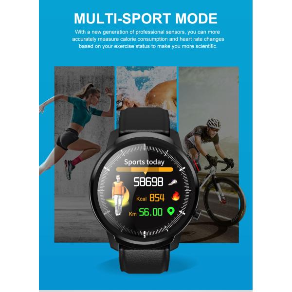 1.3 Inch Full Touch Bluetooth Blood Pressure Monitor Smartwatch