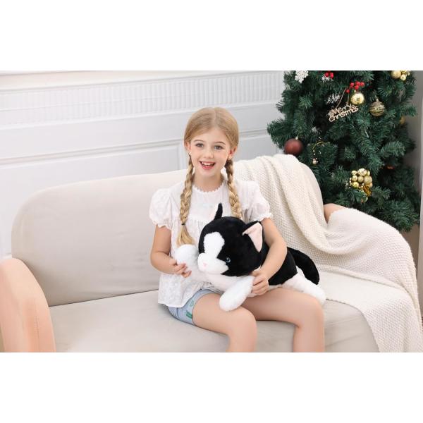 27 inches Cat Weighted stuffed animals, Cuddly Weighted Cat Plush Pillow Giant Plushie Ideal Gift for Adults & Kids