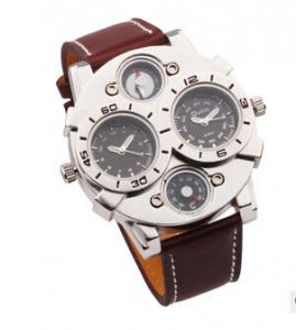 Cheap Compass men big face watches with japan movmenet double movement wholesale