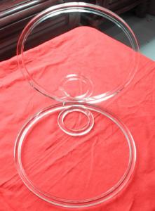 Cheap Transparent quartz glass ring wholesale