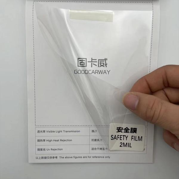 4mil 8mil 24mil Security Window Film PET Car Windshield Armor Safety Window Tint Glass Protection Film