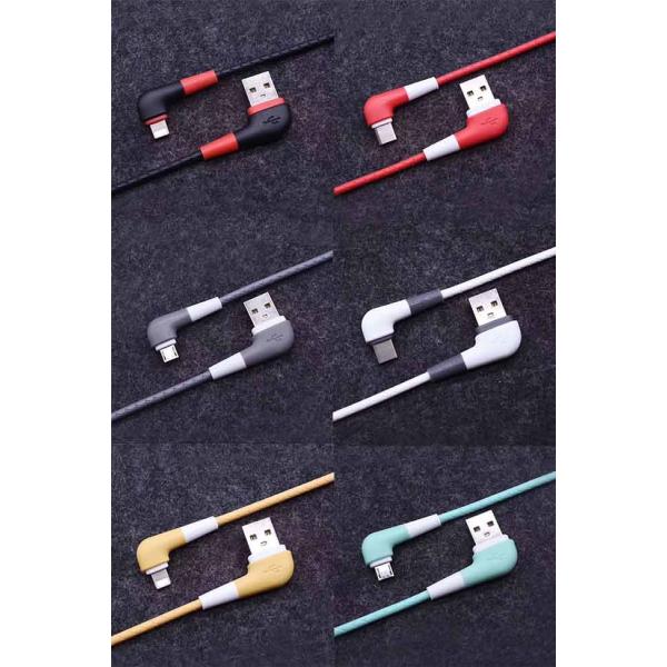 USB 2.0 Charging Cable Mobile Phone PVC Type C 2.1A 1.2meters