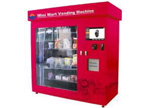 China Automatic Mini Mart Vending Machine , 19 Inch Touch Screen Adjustable Mini Mart Coin Vending Machine on sale