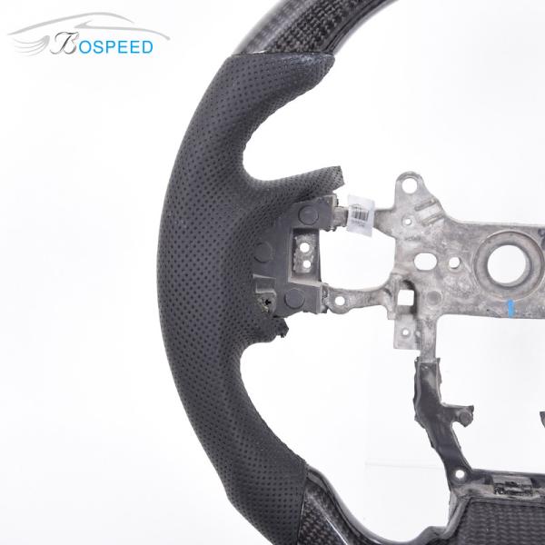CRZ Fashion Honda Carbon Fiber Steering Wheel Matte Perforated Leather