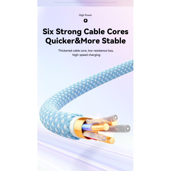 ESSAGER ES-X46 Series Type C To Type C Cable Fast Charging 100W