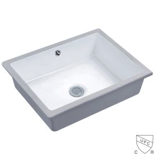 Cheap Rectangle Undermount Vanity Lavatory Bathroom Wash Basin Counter Sink wholesale