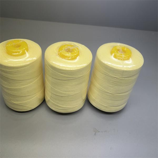 90TEX Para Aramid Raw Yellow Sewing Thread For Sewing Ne20/3
