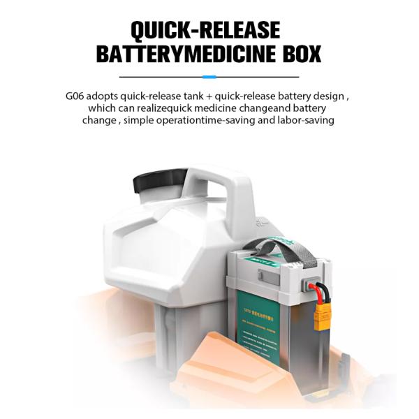 2.4G HZ Frequency Agriculture Power Sprayer Machine for Multi-function EFT DroneUAV Frame