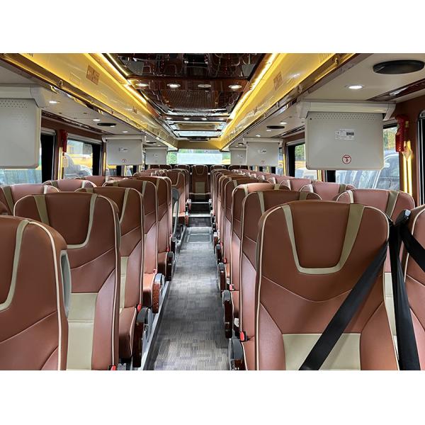 Manual Used Diesel Buses , 50 Seater Bus Second Hand ISO Certified