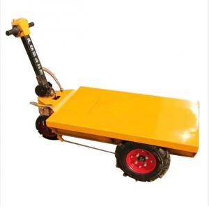 Cheap Platform Hand Cart For Construction Small Electric Hand Trolley Truck wholesale
