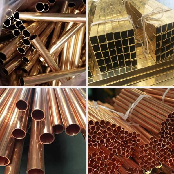 Copper Tube 99% Pure Copper Nickel Pipes 15mm 20mm 25mm Copper Tubes 3/8 Brass Tube Pipes