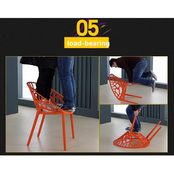 Breathable Hollow Kids Plastic Chairs High Safety For Restaurant / Hotel