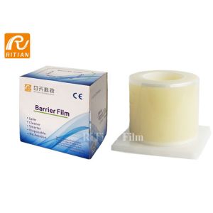 China 50 Microns Medical Dental Barrier Film PE Acrylic Adhesion on sale