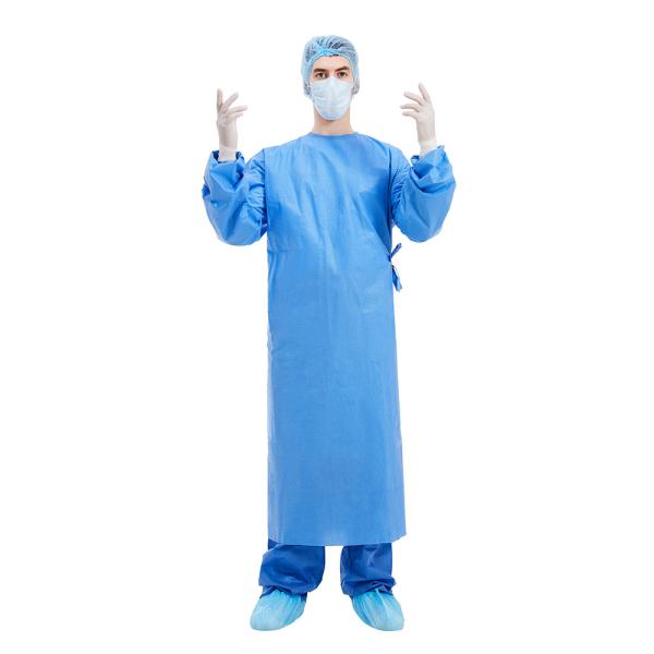 45gsm Disposable Sterile Nonwoven Surgical Gown