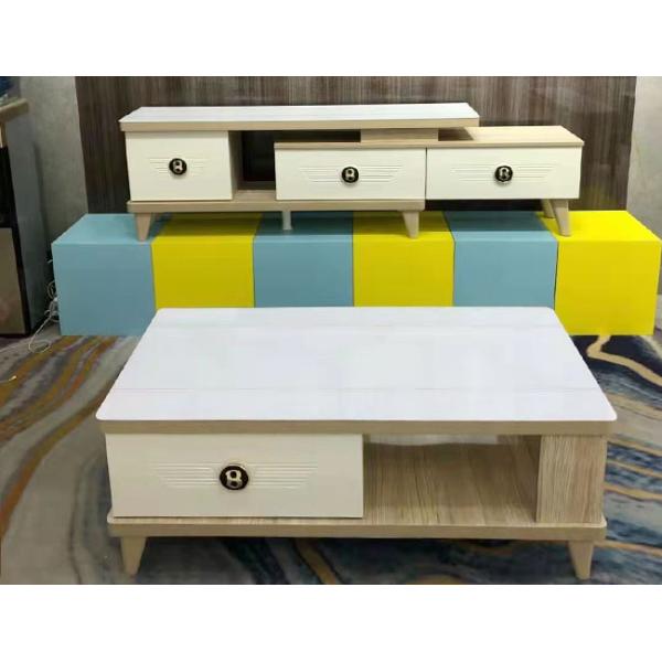 Villa Apartment Hotel TV Stand E1 MDF Board Glass TV Cabinet