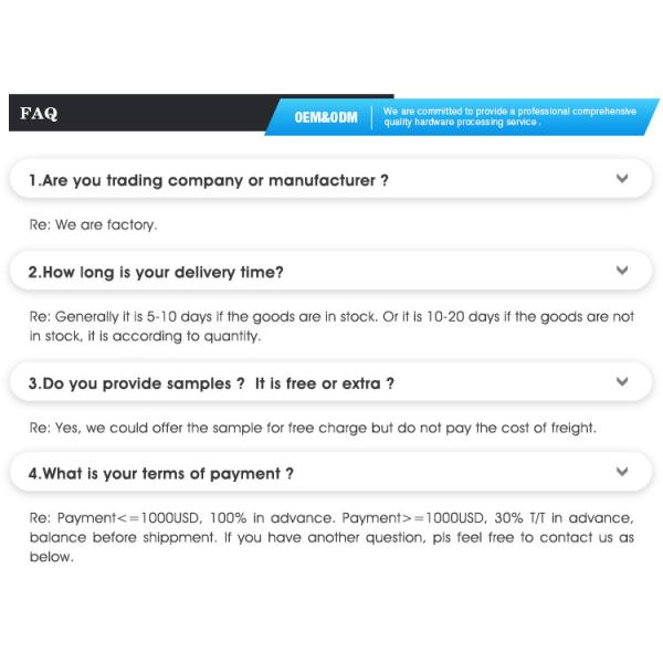 YMP Precision CNC Machining Parts ISO9001 Stainless Steel Milling Parts