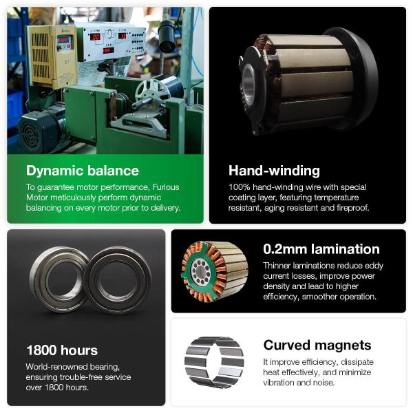 6368 BLDC Motor High Torque Belt Motor With Hall Sensor For Electric Skateboard