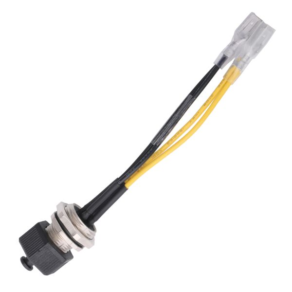 M12 Male Panel to Female Disconnect Power Cable - UL1007 9.4A AWG20