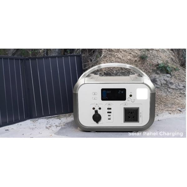 Foldable Solar Panel Charging Rechargeable Portable Power Station With WiFi For TV / Electric Fan