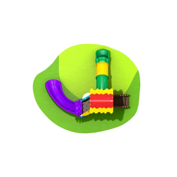 Multi Color Kids Plastic Playground Equipment Preschool Playground Toys TQ-QS009