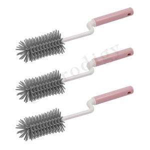 Cheap 3pcs Silicone Baby Bottle Brush Quick Dry Other Baby Products Nipple Brush wholesale