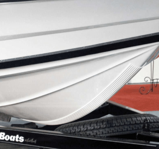 KeelShield, Boat Keelguard Protector, 6 feet, white