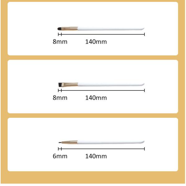 Custom Logo White Luxury Makeup Brush , Super Dense Powder Foundation Brush