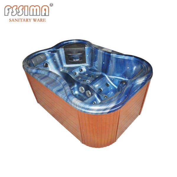 Luxury Outdoor Spa Bathtub Freestanding 2 Person Spa Bathtub Outside