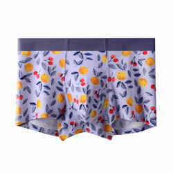 Elastic Cotton Men Underwear Customize Color Seamless Plain Dyed