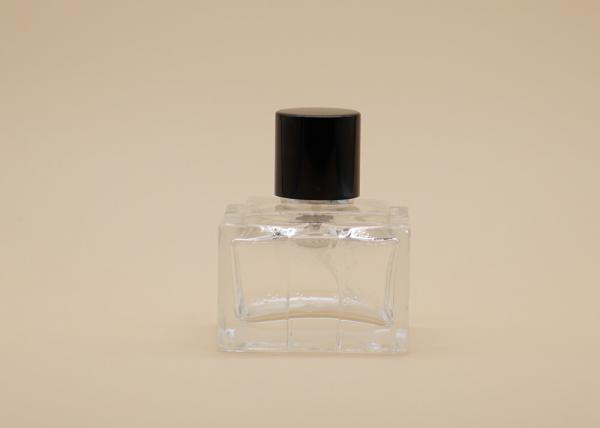 Quality Heavy Wall Square Glass Perfume Bottles , 50ml Glass Perfume Bottles for sale