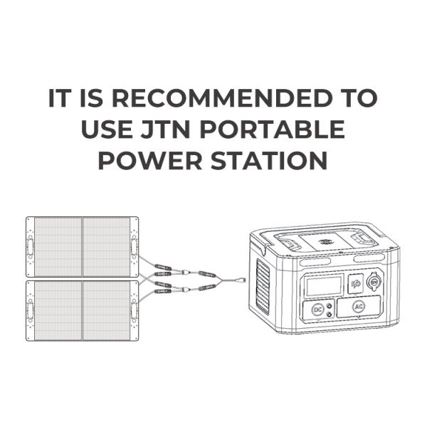 Portable LiFePO4 Solar Generator Pure Sine Wave Powerstation MPPT 2000Wh 110V