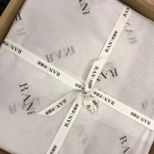 Custom Width 50cm Blue Tissue Paper Stylish Printed Design