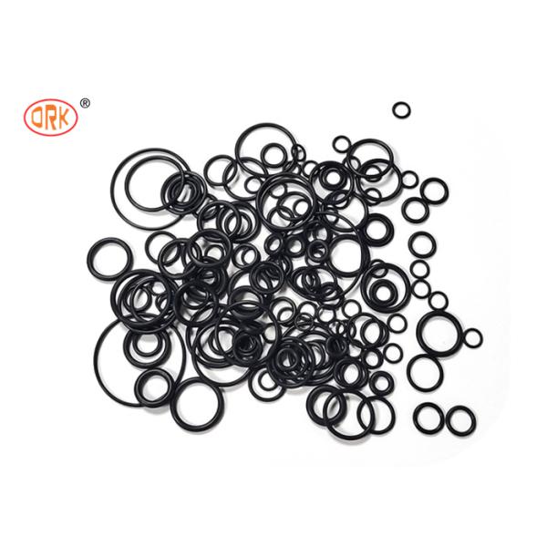 Black Kinds of Butyl Rubber 70 Shore A Flame Resistance O-ring Material for Industry food