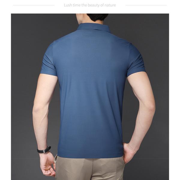 Summer Ice Silk Quick Dry Men's Sports Riding Polo Shirts Equestrian Tops