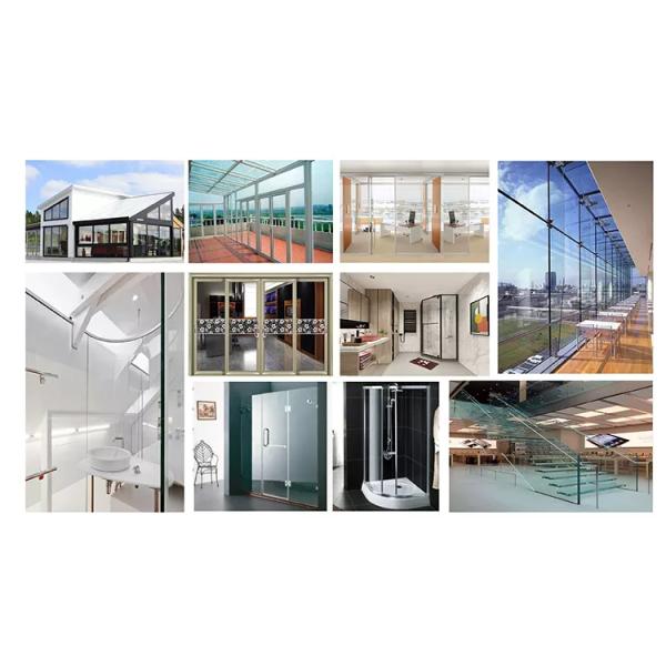 3mm Toughened Laminated Glass Low E Float Glass For Building Railings