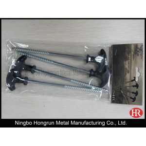 21cm heavy duty steel tent pegs
