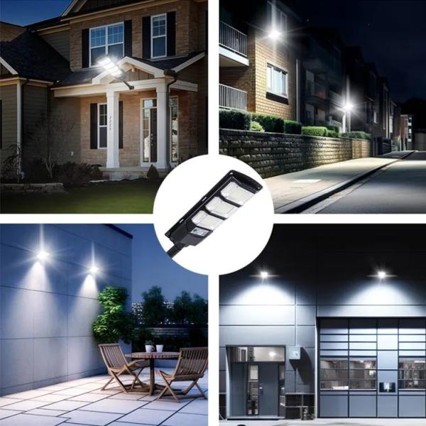 120W Solar Powered Street Lights Smart Solar Induction Outdoor Lamp IP65