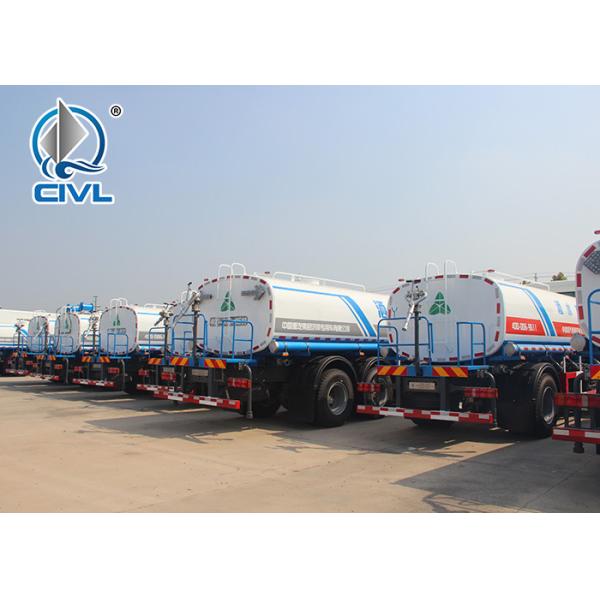 Howo Water Tank Truck 6x4 16000l Sinotruk 371hp 12.00R20 Radial Tire Can Option Q235Material